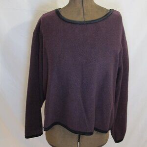 J. Jill Purple Long Sleeve Top